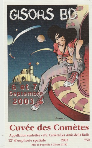 Carrere etiquette vin bd - ,