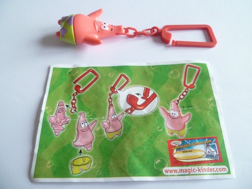 Kinder bob éponge - l'éponge, porte