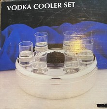 Service à caviar en métal