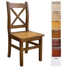 Chaise CHAISE CROIX PIN BOIS STYLE CAMPAGNARD - NEUVE chaise de restaurant...
