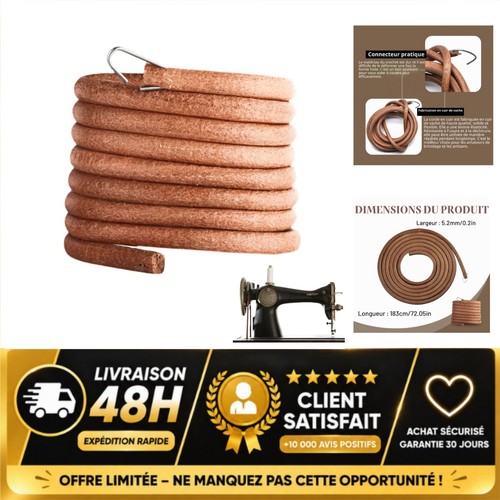 Courroie cuir 183 machine - 183, cm