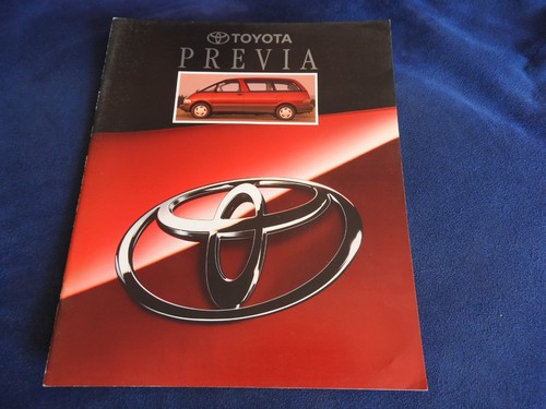 Catalogue toyota previa - toyota, 1993