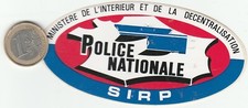 Autocollant. POLICE NATIONALE