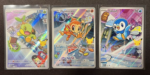 Carte pokemon tortipouss - carte,