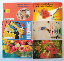 FRANCE 6 TELECARTES 5 UNITES