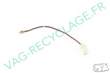 ♻️Fil marron / noir 18 cm cosse femelle / cosse male + cache Volkswagen Audi Sea