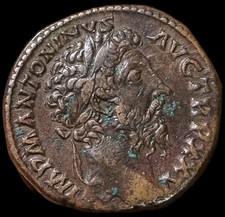 Sesterce Marc Aurel 24 Grammes