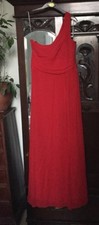 Robe maxi rouge soie été
