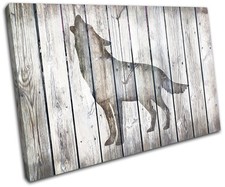 Wolf Vintage Wood Animals