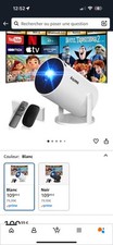 Mini projecteur 4K HY300 Pro Android 11 Wifi6 Portable 260ANSI Home Cinéma