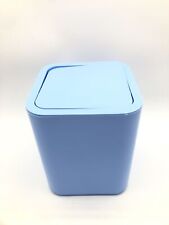 Poubelle de bain Gedy G-Seventy bleu ciel, design Matteo Thun, garantie 2 ans