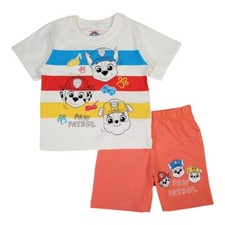 Ensemble garçon Paw Patrol. Couleur orange. Cadeau pour enfant de 2 à 6 ans.