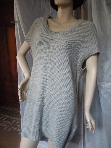 Cacharel sur robe tunique gris - sur,