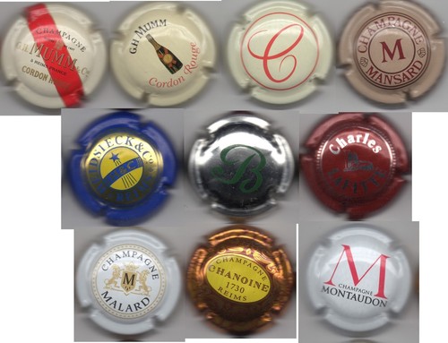 Lot capsules champagne - 10,