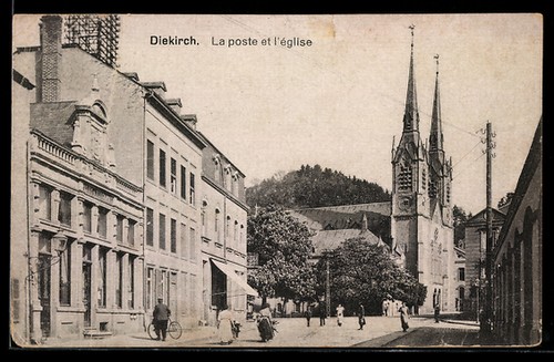 Cpa diekirch poste et - cpa, diekirch,