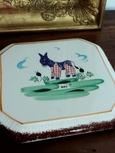 Ancien dessous plat en - de,