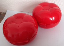 Lot de 2 Boites forme TOMATE