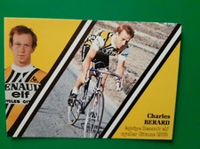 CYCLISME carte cycliste CHARLES BERARD équipe RENAULT elf GITANE 1982