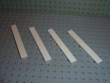 4 x LEGO White tile ref 1 x 8