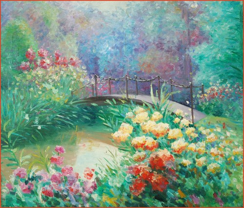 Huile sur toile - huile,