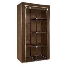 Armoire de rangement - Dressing penderie tissu XL 6 cases - 88 x 170 x 45 cm