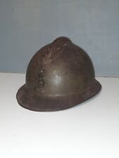 Casque Adrian Francais Ww2 - Insigne à identifier - Materiel Original Wwii