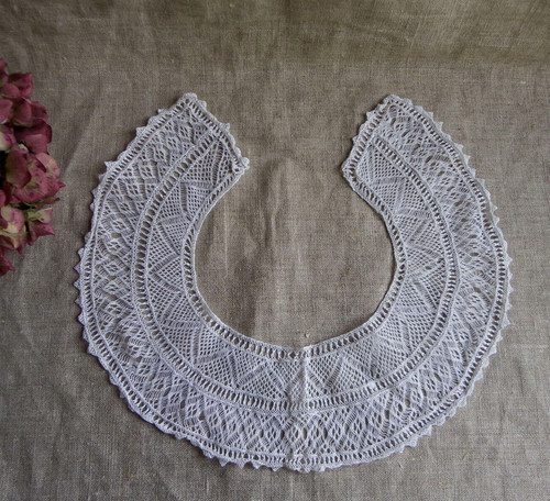 Ancien col dentelle fait - ancien,