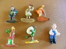 Chicken Run + Wallace - 6 figurines © 1999 / 1989