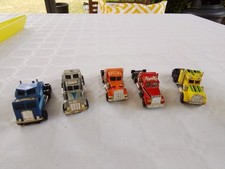 MAJORETTE GUISVAL SM AUTRES. 5 CABINES CAMION TRANSPORT DEPANNEUSE. EN METAL (1)