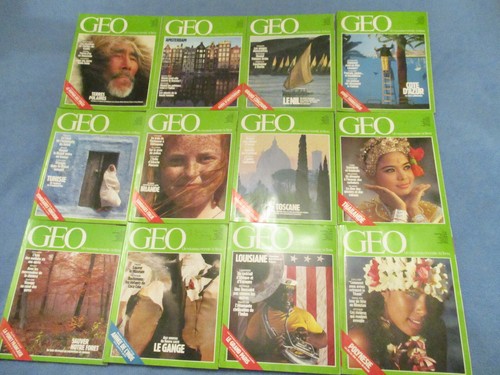 Lot des magazines geo - des,