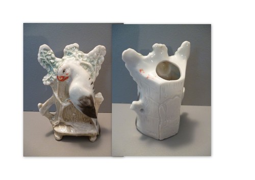 Vase miniature ancien - , en