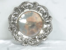 🇫🇷 ANCIEN PLAT PLATEAU ASSIETTE ARGENT MASSIF POINÇONS PORTUGAIS 172 grammes