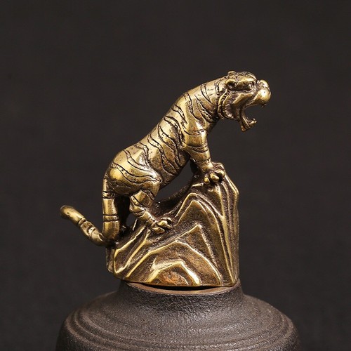 1pc laiton tigre mini - 1pc, statue