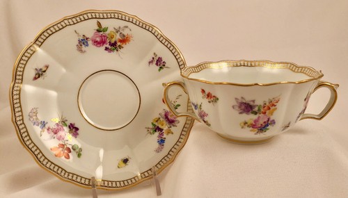 19th meissen soup cup - c, &