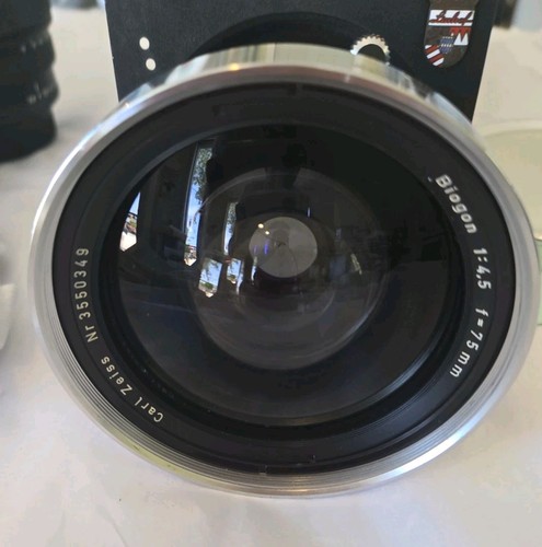 Carl zeiss linhof - biogon, 75mm