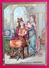 Chromo Biscuits LEFEVRE - UTILE Nantes Costume Historique CHARLEMAGNE