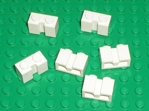 Lego white brick - 6, ref