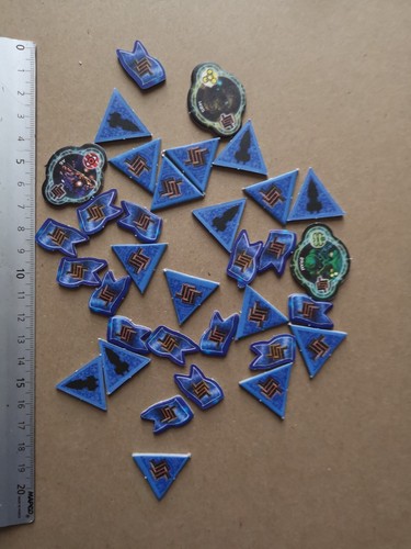 Blue tokens lot twilight - blue,