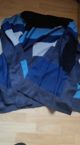 Poncho mohair plaid - plaid, hm