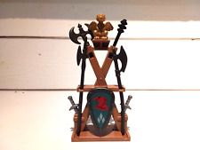 PLAYMOBIL PIÈCE CHEVALIERS DU FAUCON ROUGE/ ARMES CHÂTEAU MÉDIÉVAL