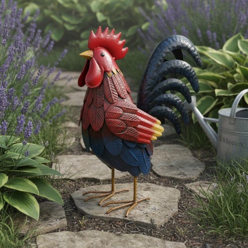 Statue coq type - statue, de