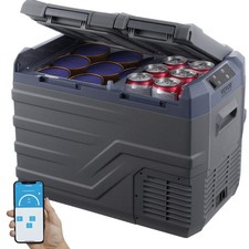 VEVOR Réfrigérateur Portable à Compression Mini Frigo 32 L Double Zone Voiture