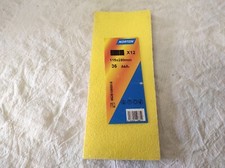 Abrasifs 12 Papiers à poncer 115 x 280mm ponçage à sec grain 36