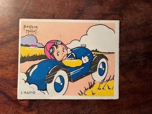 Chromo image ancienne beatrice - ancienne,