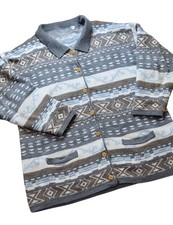Gilet cardigan maille jacquard