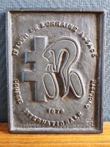 Plaque ancienne tour cycliste - plaque,