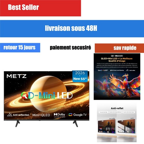 Pouces mini led qled - 4k,