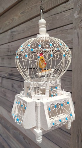 Large vintage cage - vintage,