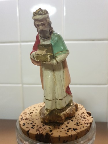 Ancien santon creche - creche, noel