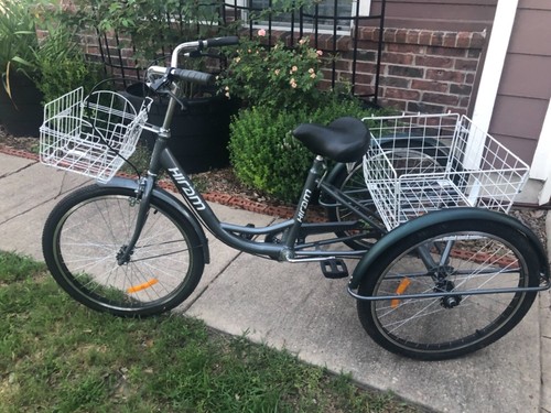Wheeled adult tricycle w - wheeled,